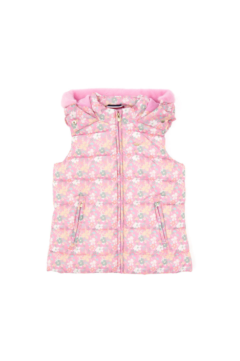 K_z _ocuk Pembe Kap__onlu _i_me Yelek Sepette S_rpriz _ndirim
