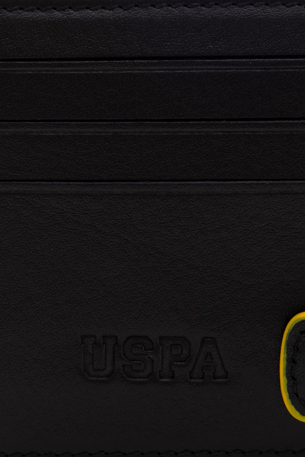 Картхолдер U.S. Polo Assn черный из кожи
