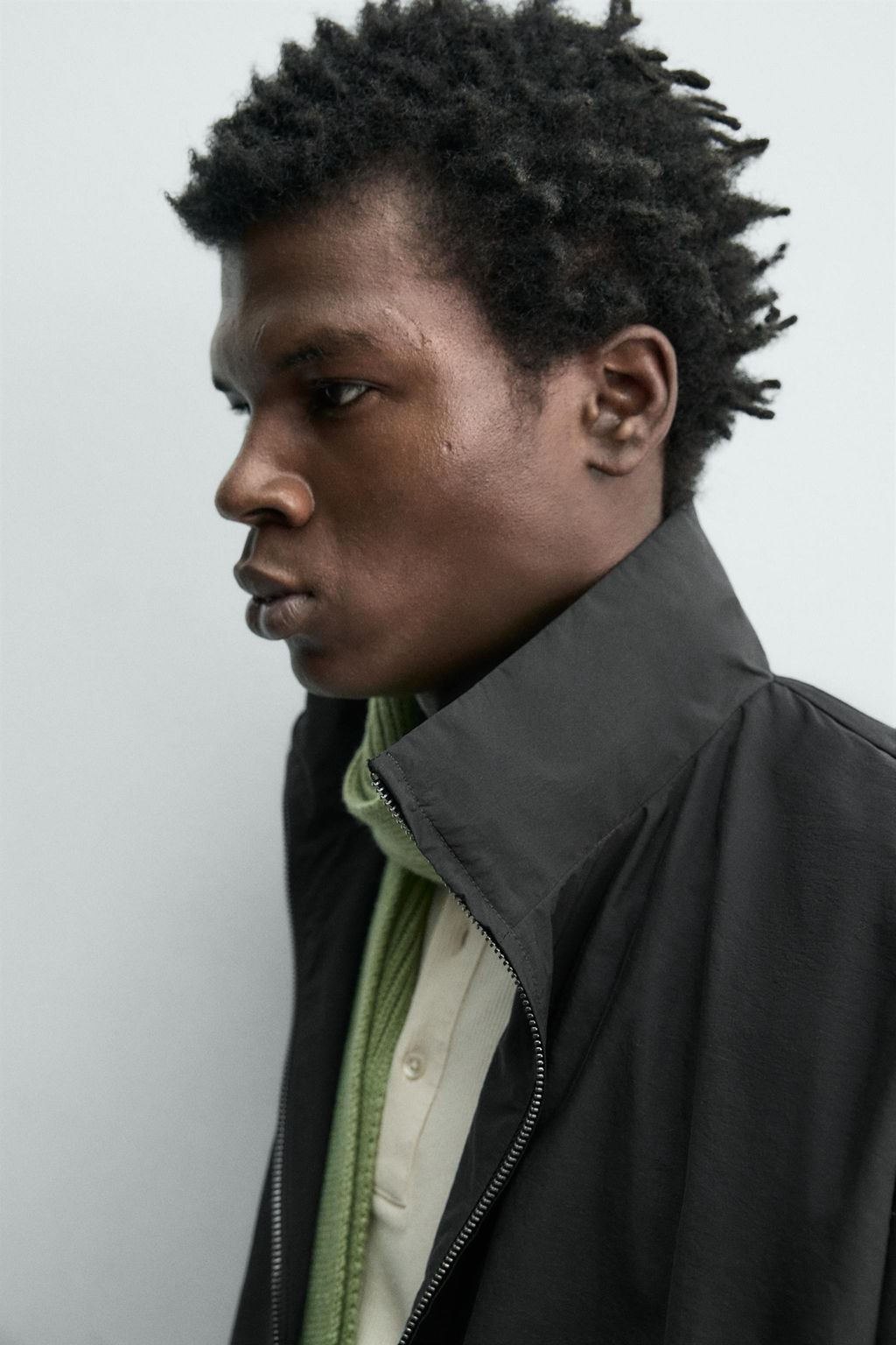 CAZADORA BOMBER RELAXED FIT / Negro - Zara фото 5