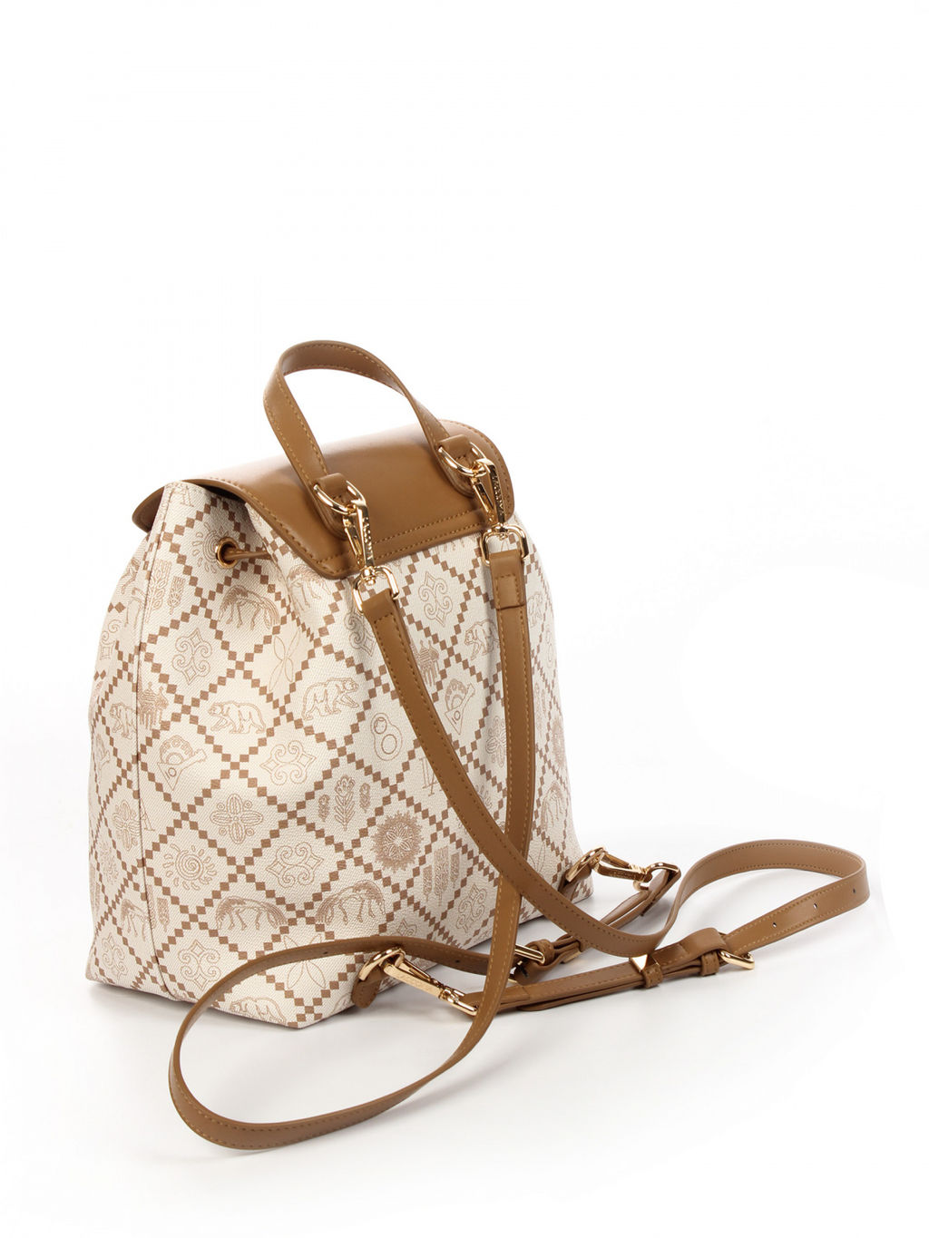 LACCOMA рюкзак АС7304-Россия-кремовый эко кожа хлопок