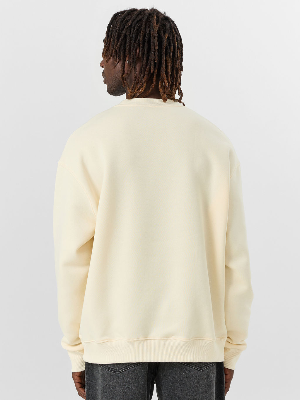 Свитшот мужской кремовый с надписью drop the beat... - Mark formelle фото 2