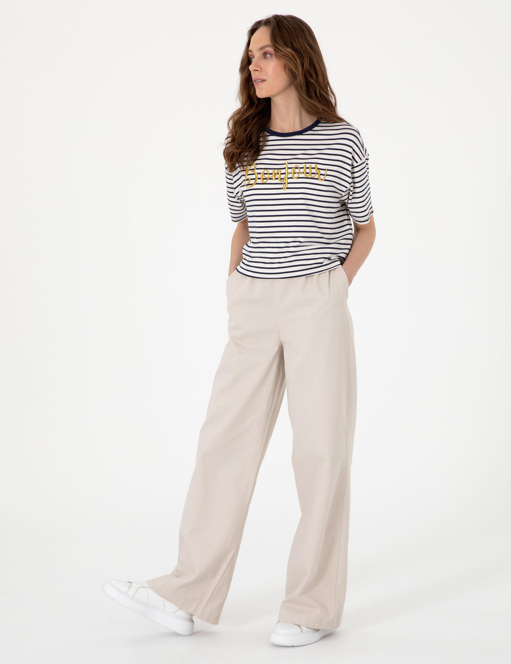 Lacivert Comfort Fit Ti__rt - Pierre cardin фото 4
