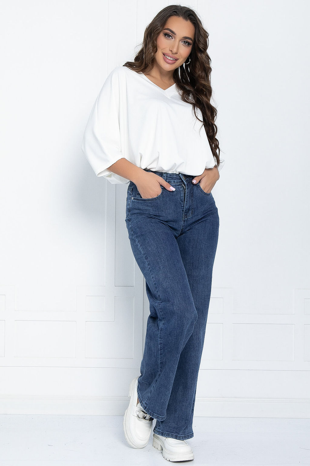 Джинсы Джесси (синие) Б11516 - Lt collection фото 7