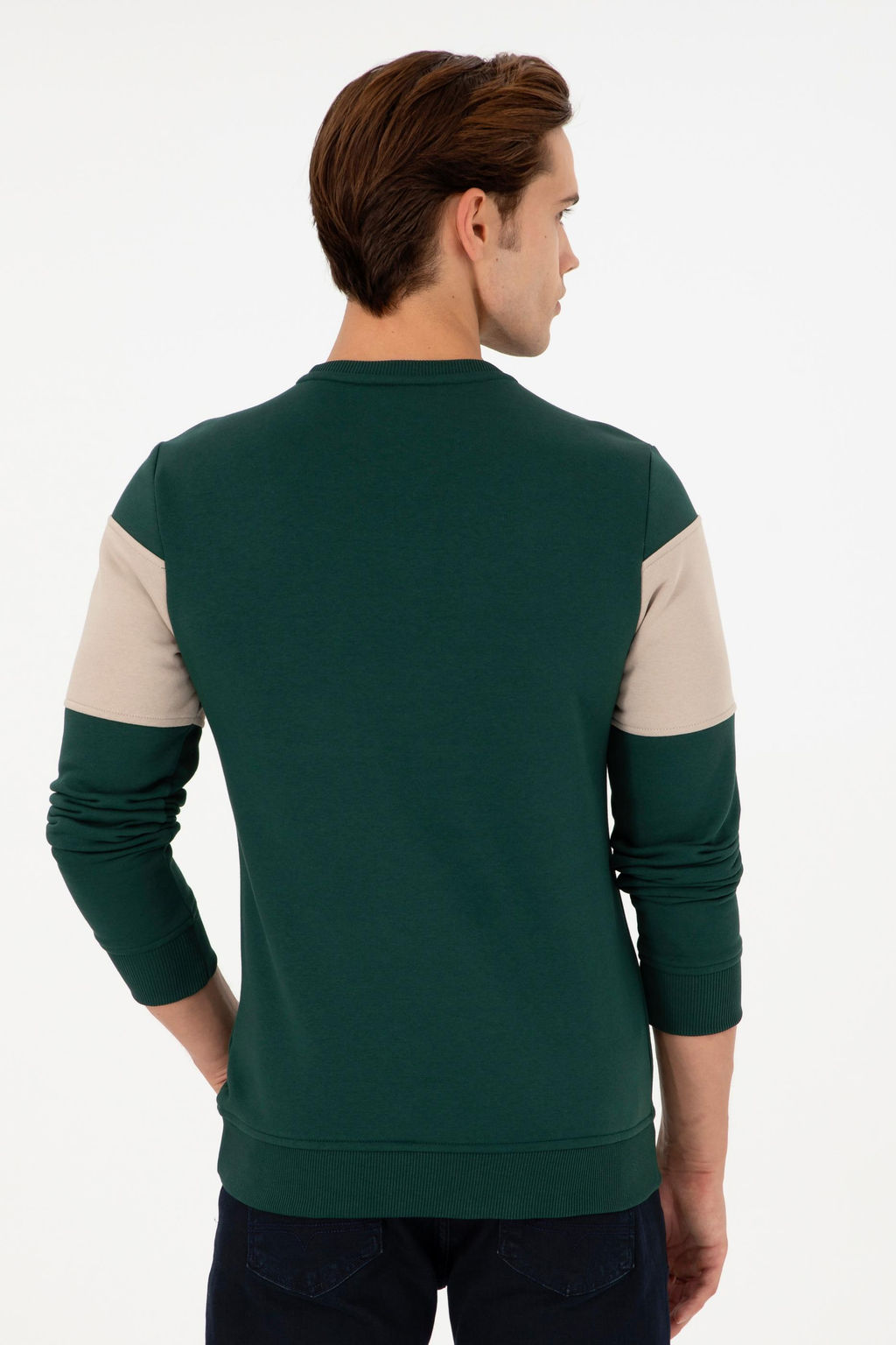 Мужской темно-зеленый свитшот Неожиданная скидка в корзине - U.s. polo assn фото 5