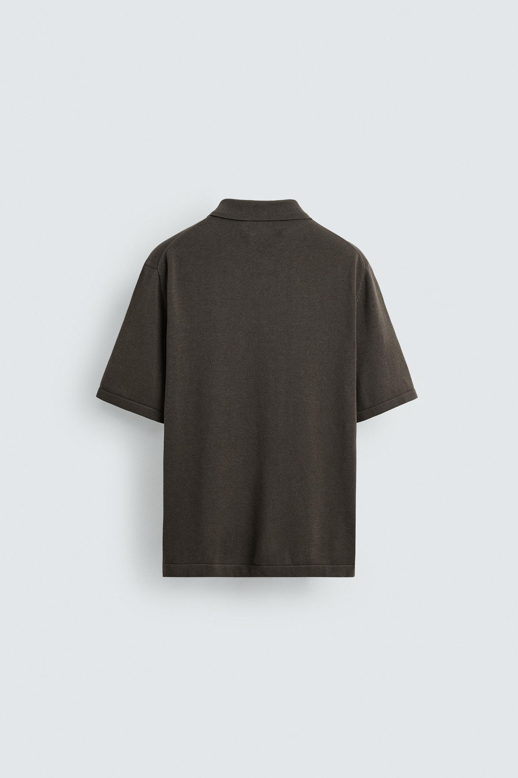 COTTON BLEND KNIT POLO SHIRT - Zara фото 8
