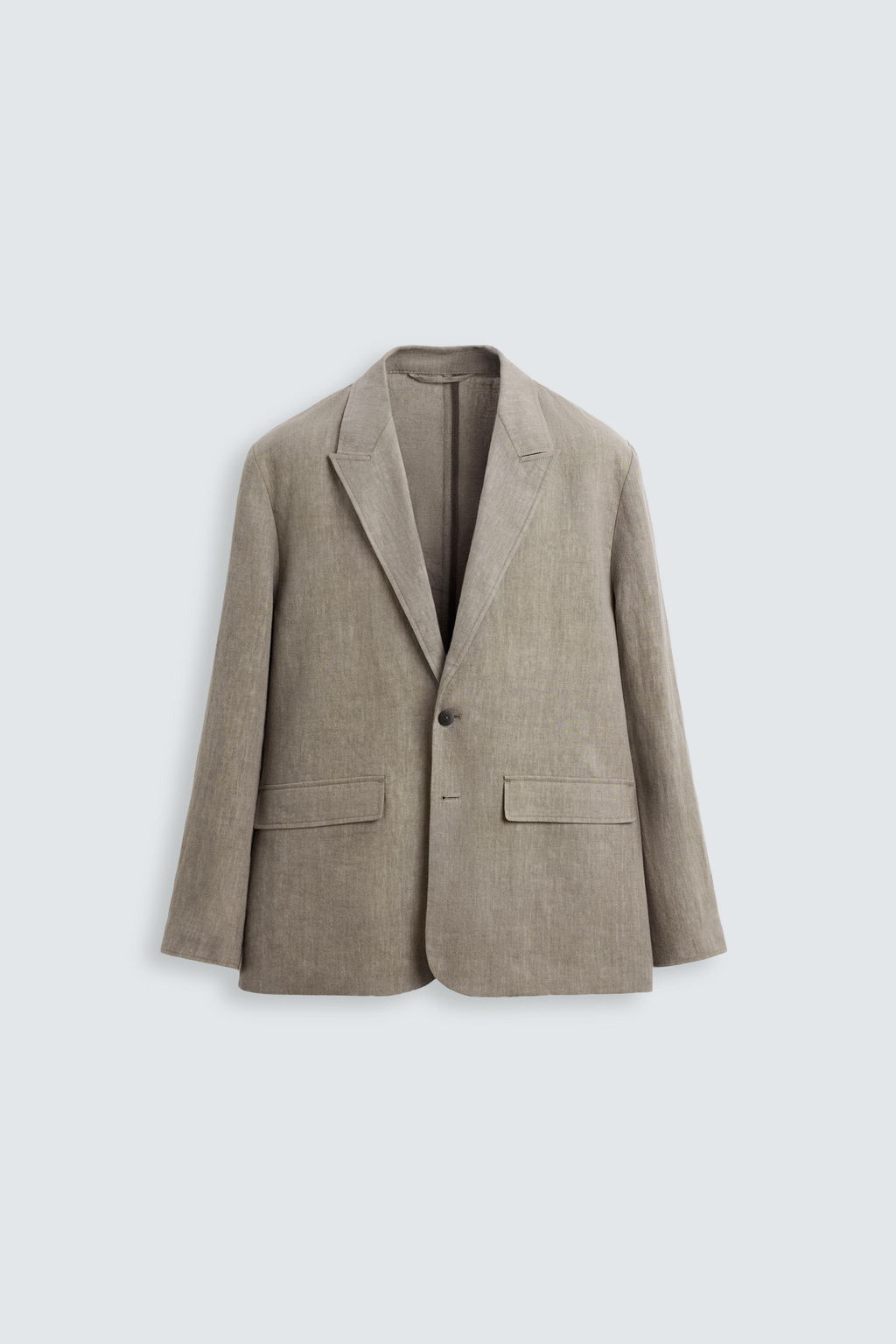 WASHED 100% LINEN SUIT BLAZER - Zara фото 8
