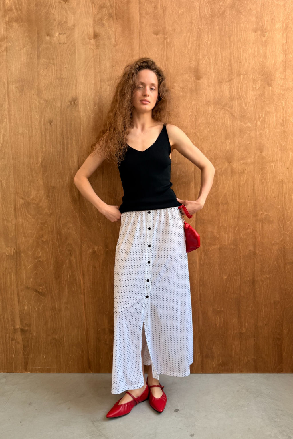 Юбка ГОРОХ118/02/Белый, черный