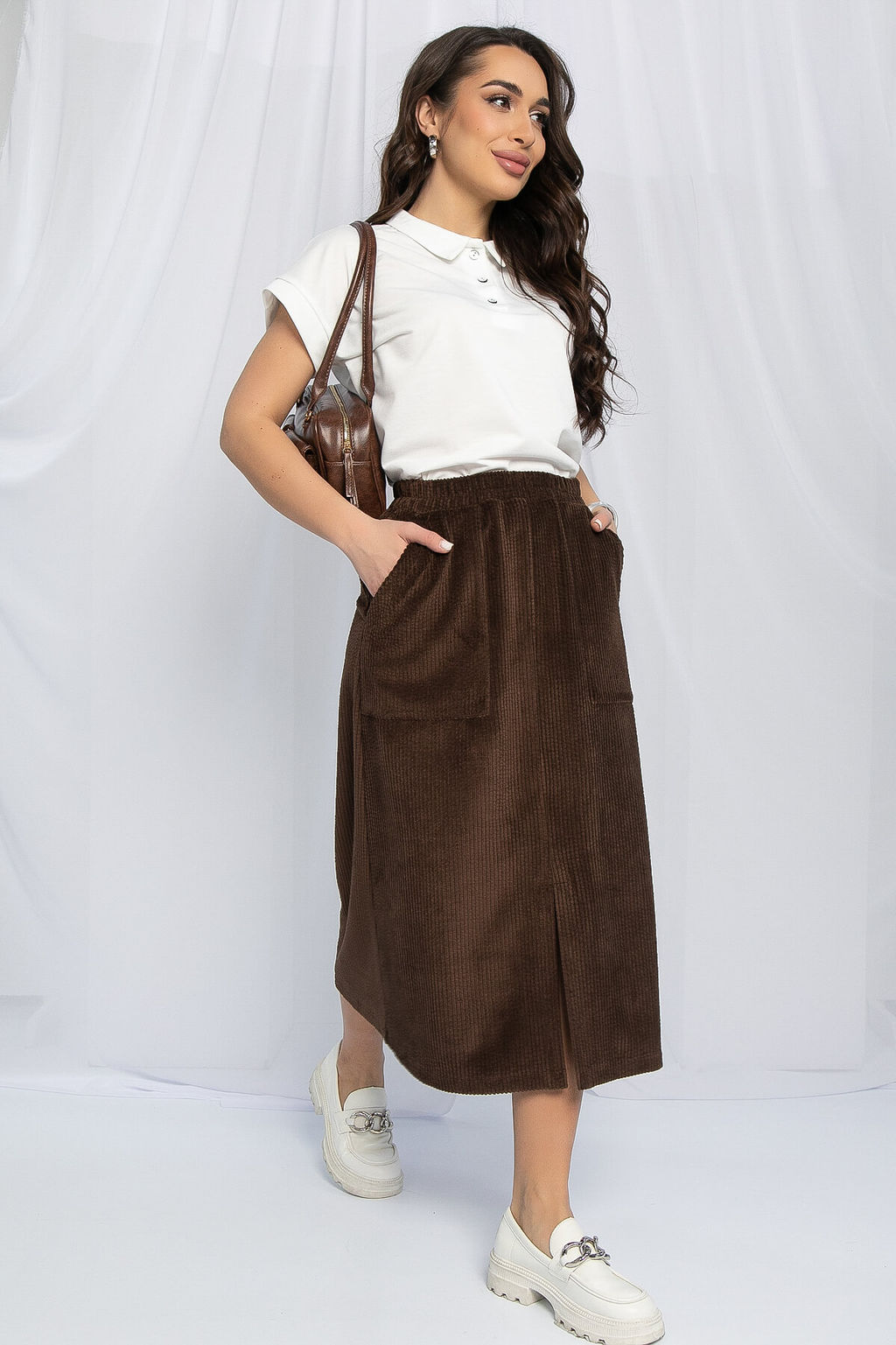 Юбка Лилиана (шоколад) Ю13097-9М - Lt collection фото 2