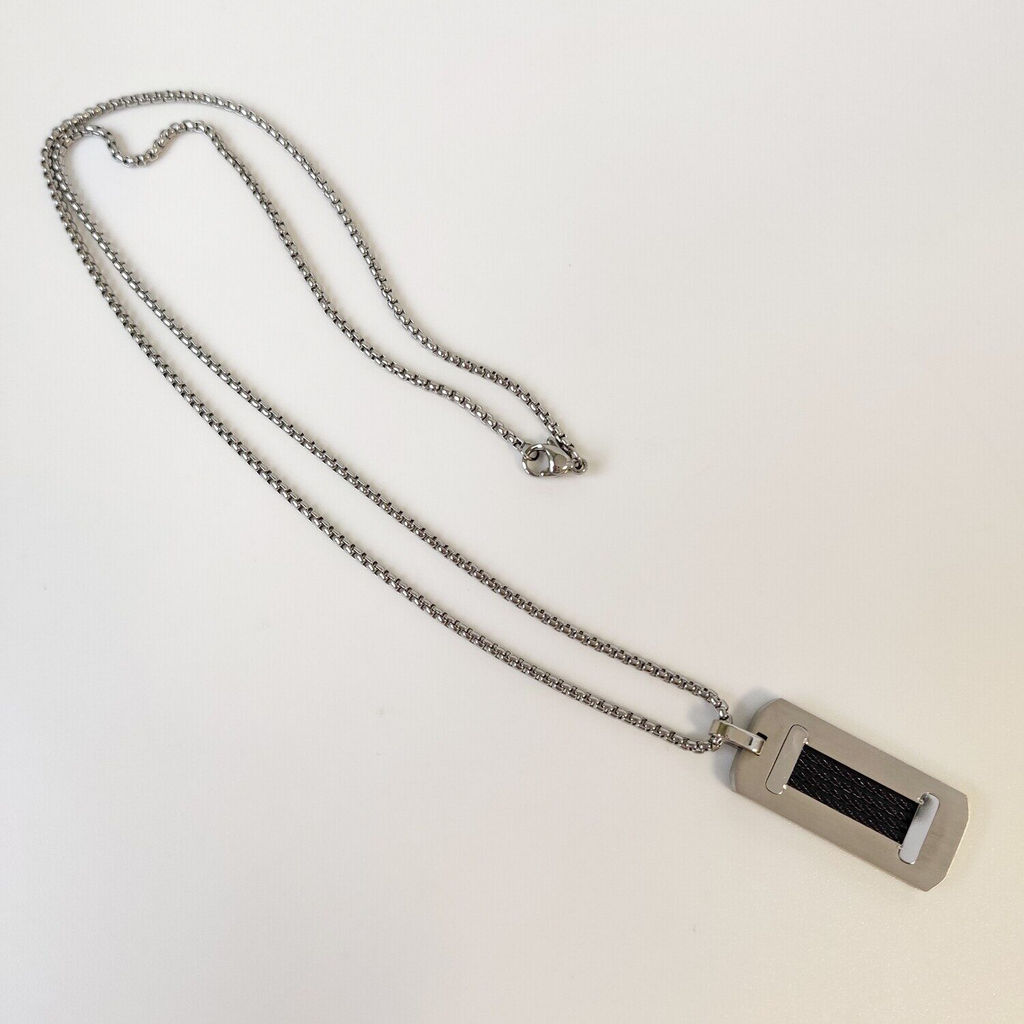 Кулон из стали на цепочке