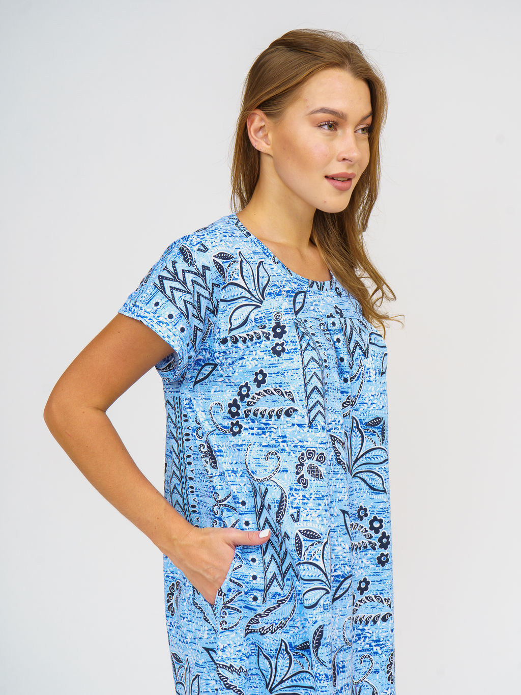 520 Платье "Голубой"