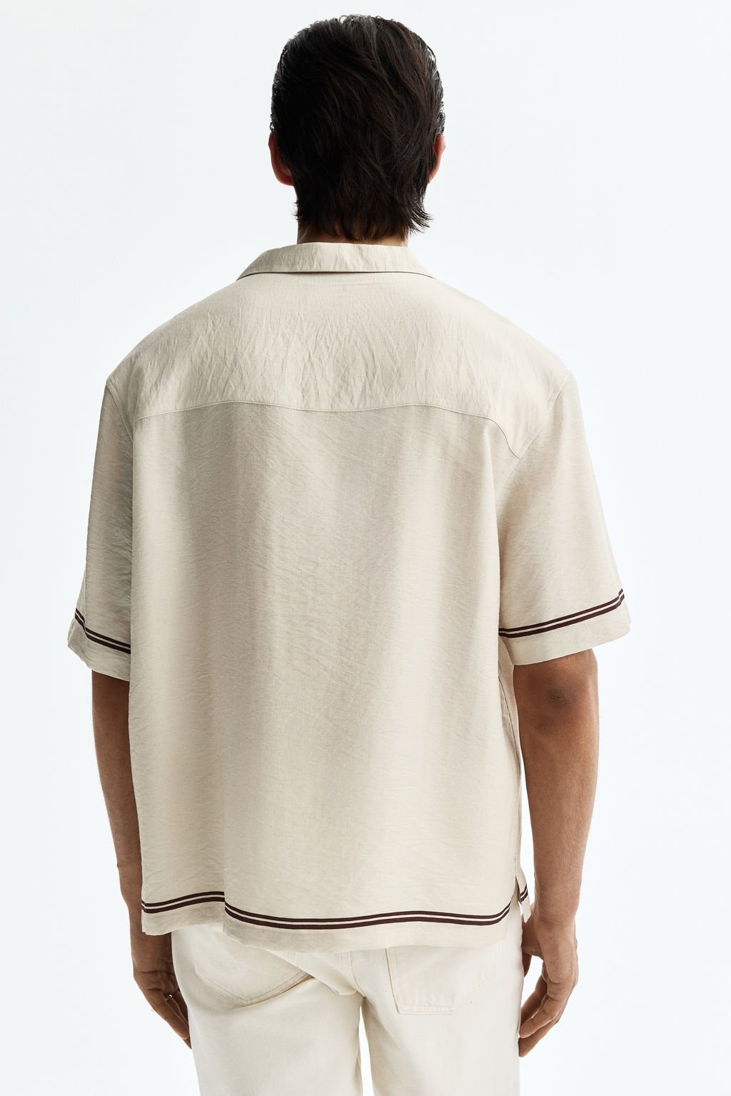 Camisa resort estampada Relaxed Fit - H&m фото 7