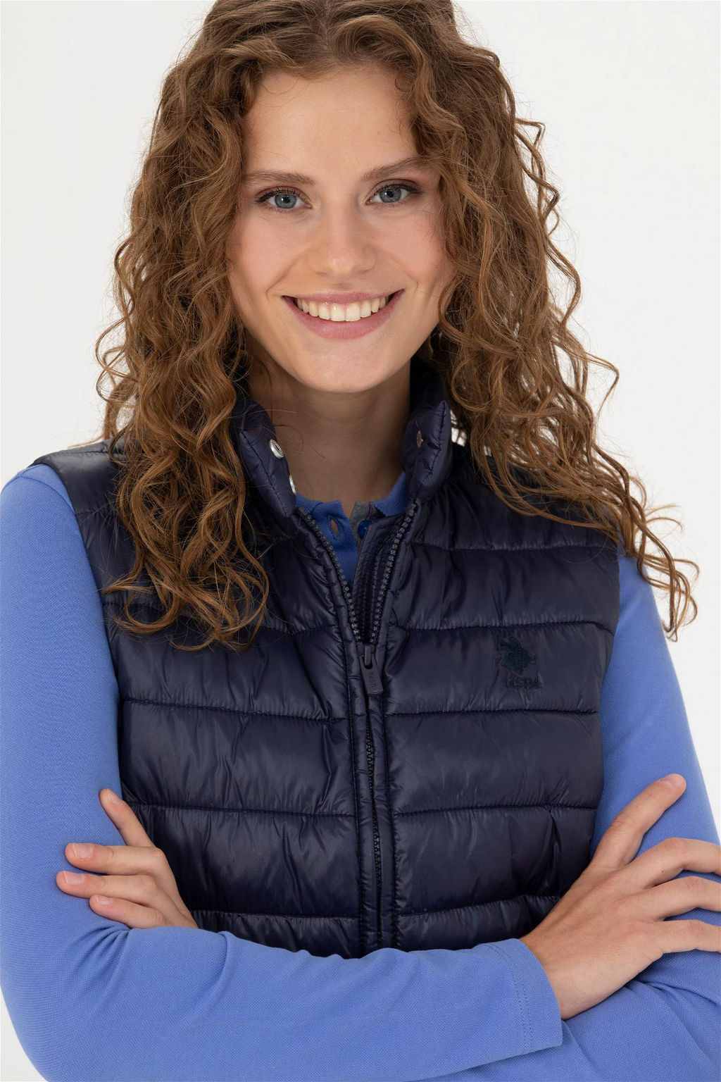 U. S. Polo Assn Женский темно-синий жилет - U.s. polo assn фото 2