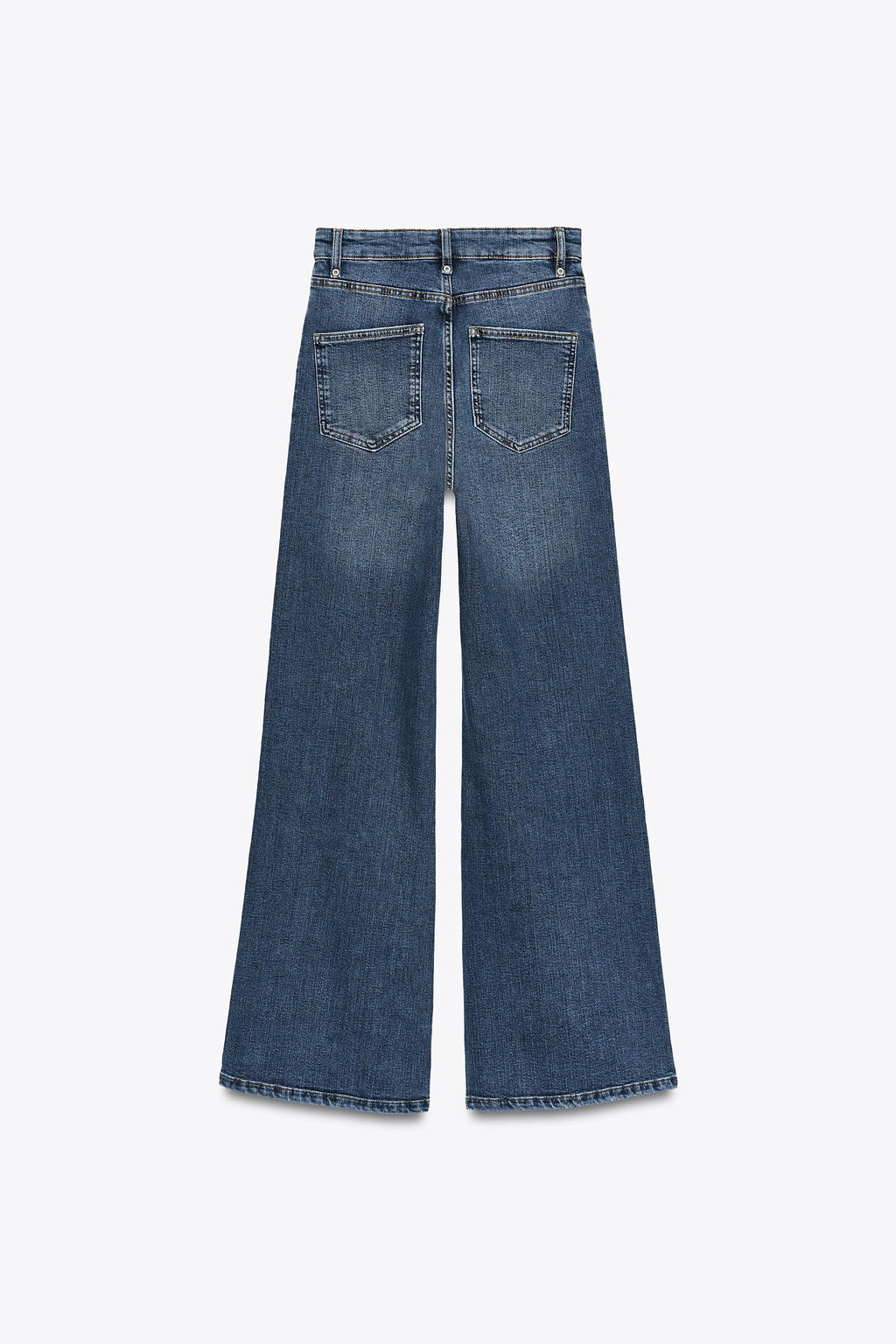 ZW COLLECTION HIGH-WAIST WIDE-LEG JEANS - Zara фото 7