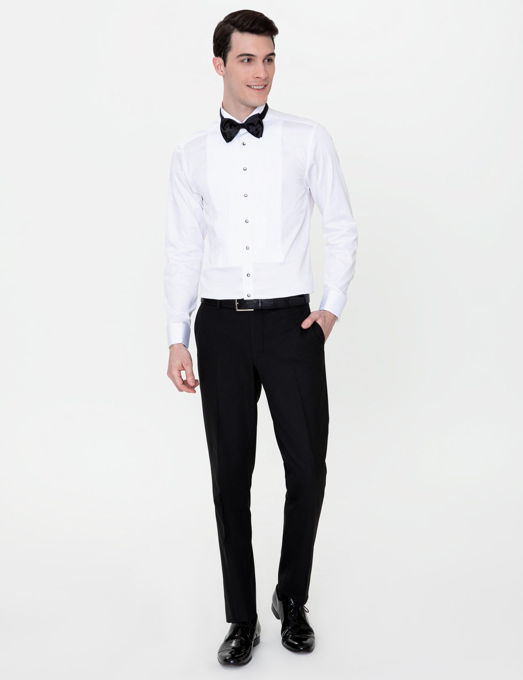 Beyaz Slim Fit Smokin G_mlek - Pierre cardin фото 4