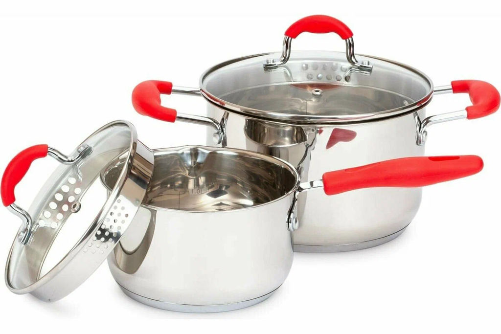 Набор кухонной посуды FANCY 2пр (ковш 1.7л+кастрюля 3.3л)