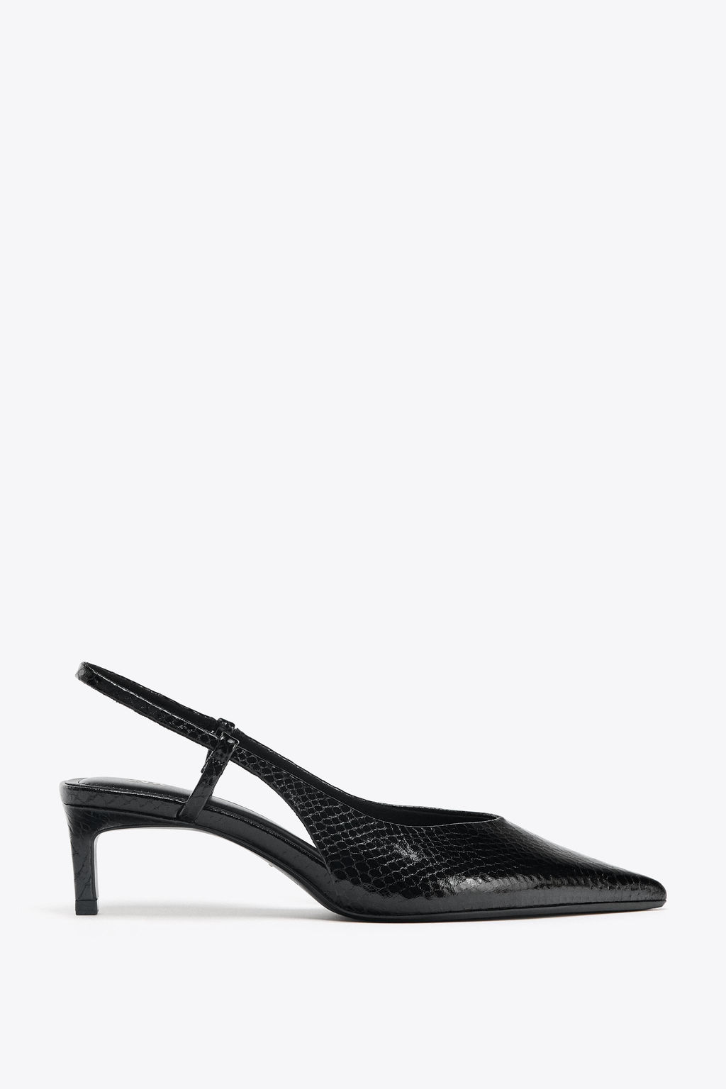 TEXTURED SLINGBACK SHOES - Zara фото 2