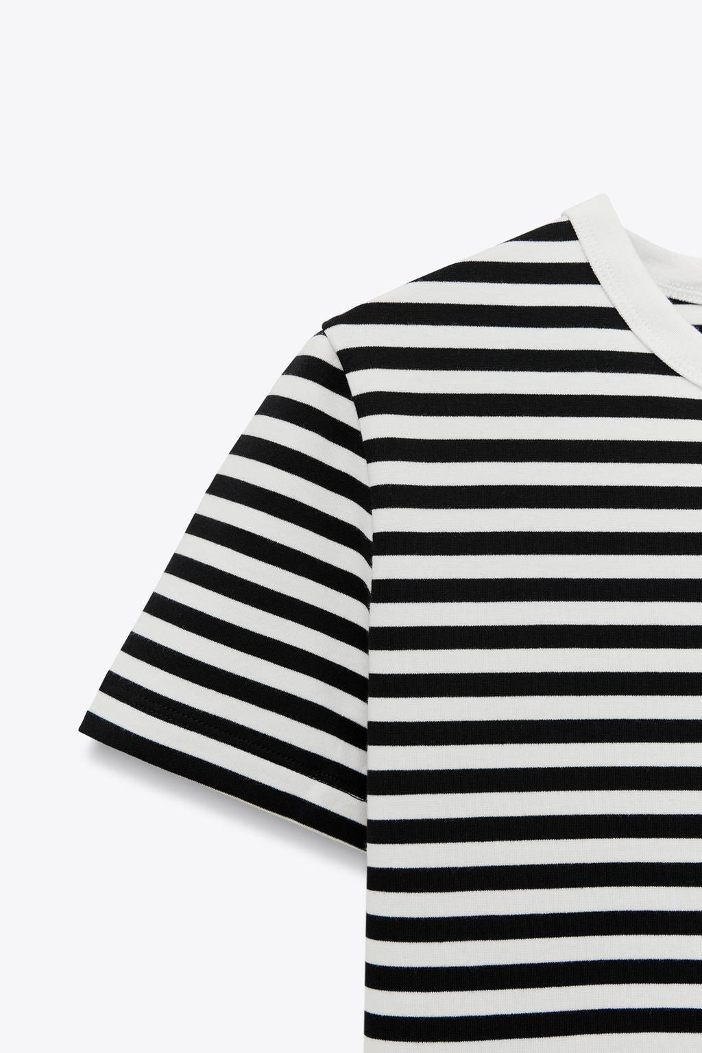 SHORT SLEEVE INTERLOCK T-SHIRT - Zara фото 56