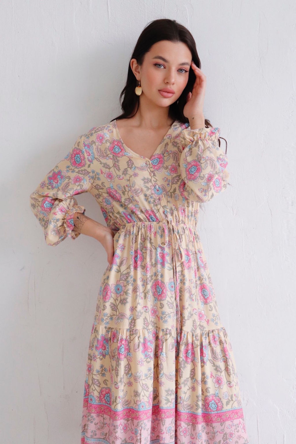 12129 Платье летнее с цветочным принтом - Martichelli фото 4