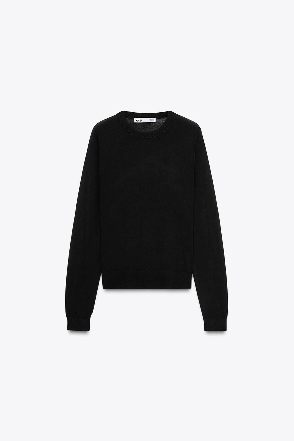 BASIC PLAIN KNIT SWEATER - Zara фото 19