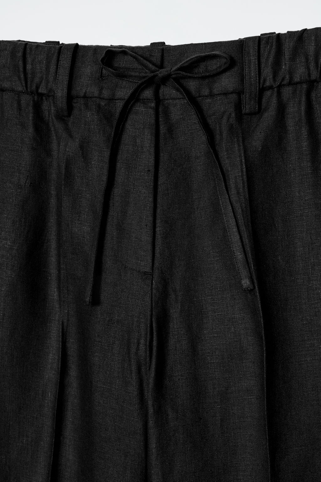 PANTAL?N DE LINO CON AJUSTE DE CORD?N - H&m фото 2