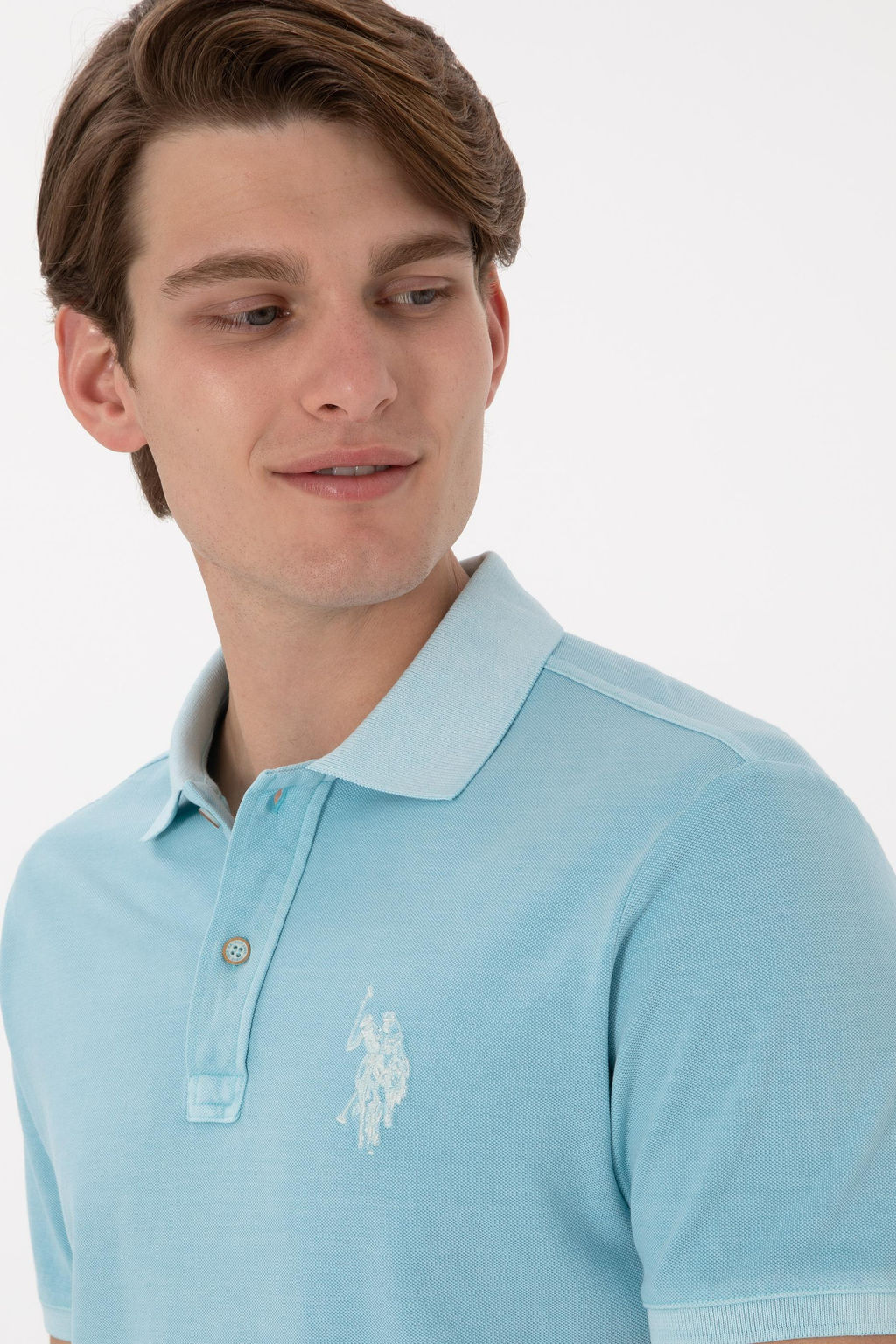 Erkek Polo Yaka Aqua Basic Ti__rt Sepette S_rpriz _ndirim - U.s. polo assn фото 3