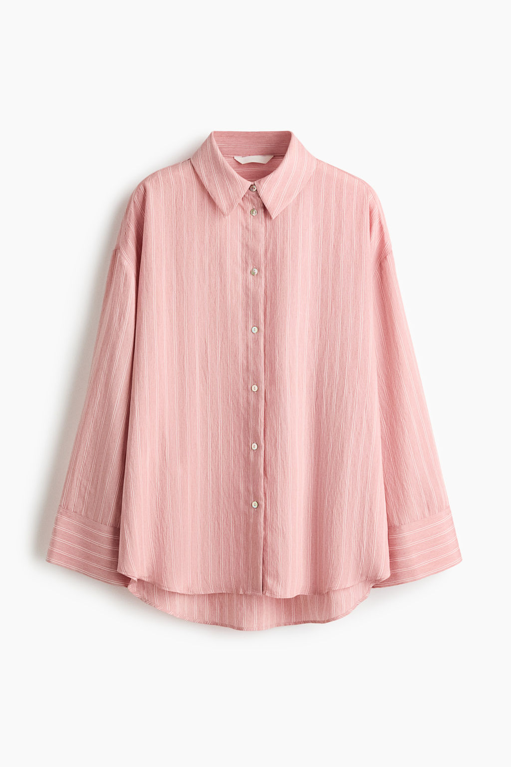 Lyocell-blend shirt - H&m фото 7