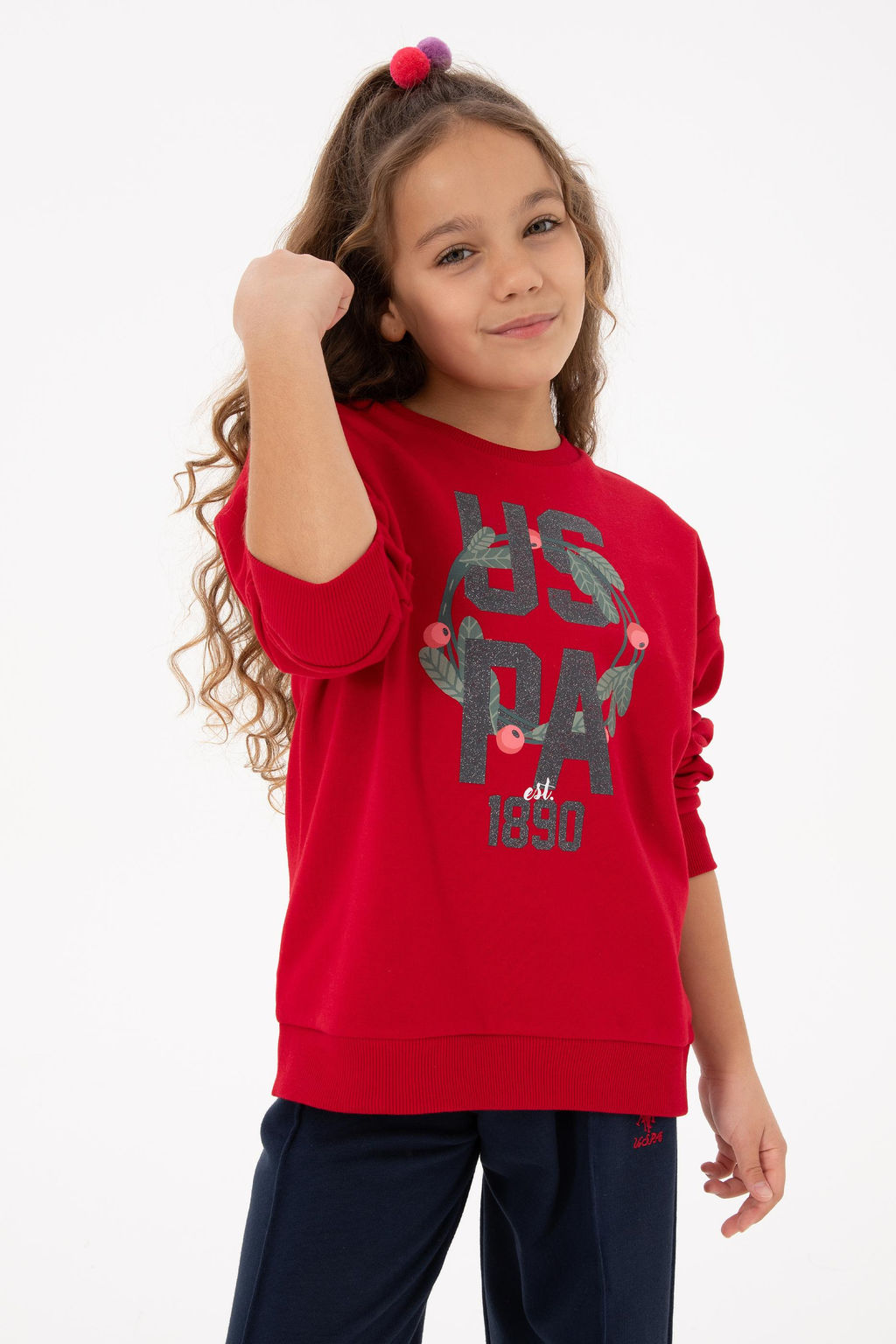 K_z _ocuk K_rm_z_ Y_lba__ Temal_ Pijama Tak_m_ Sepette S_rpriz _ndirim - U.s. polo assn фото 10