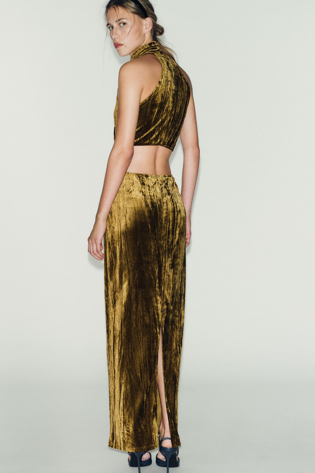 CUT-OUT DRESS WITH JEWEL DETAIL