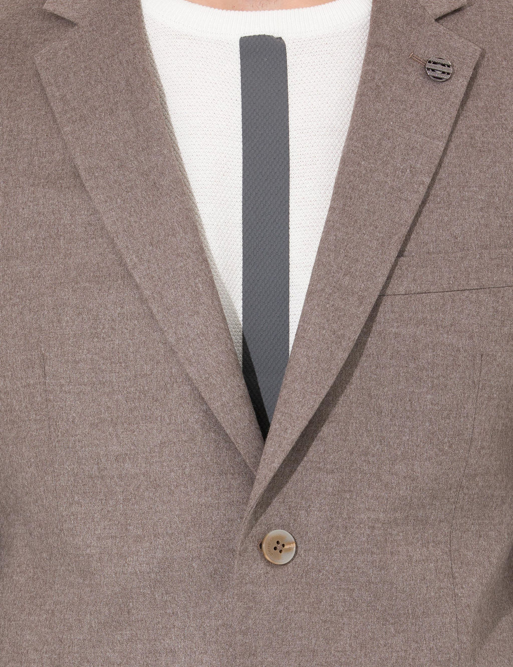 A__k Kahverengi Slim Fit Tak_m Elbise