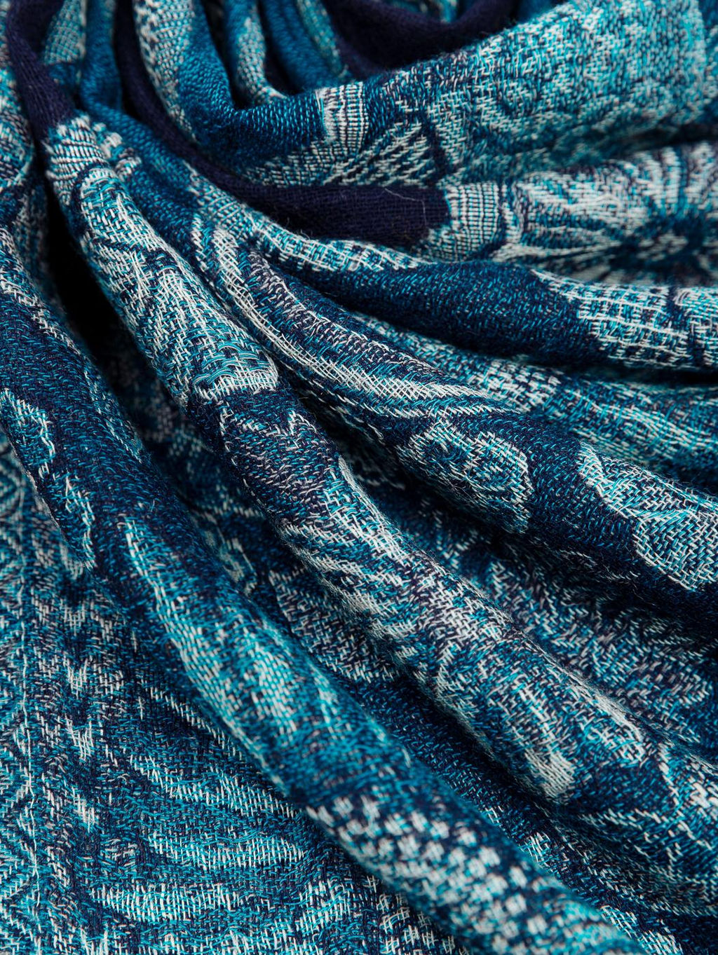 Палантин (шерсть100% № Тк700/3 - Ганг фото 3