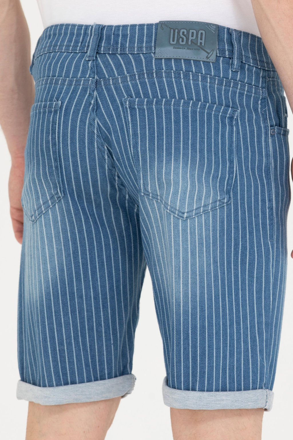 U. S. Polo Assn Мужские синие джинсовые шорты - U.s. polo assn фото 7