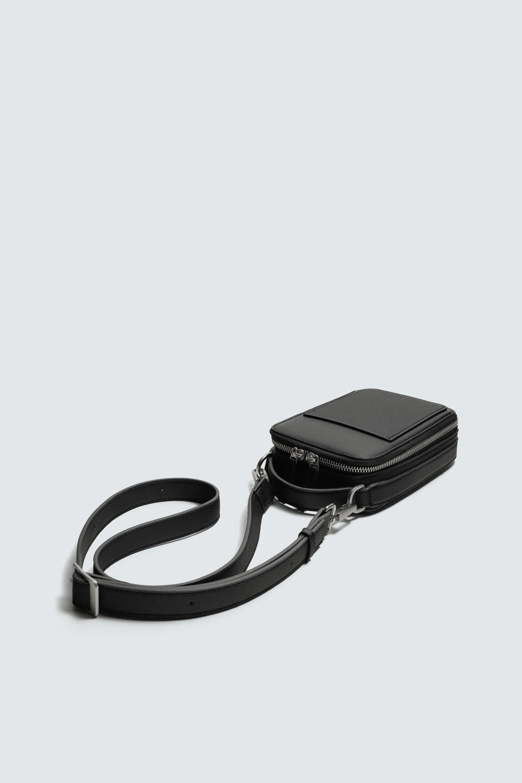 BANDOLERA VERTICAL TEXTURA / Negro - Zara фото 2