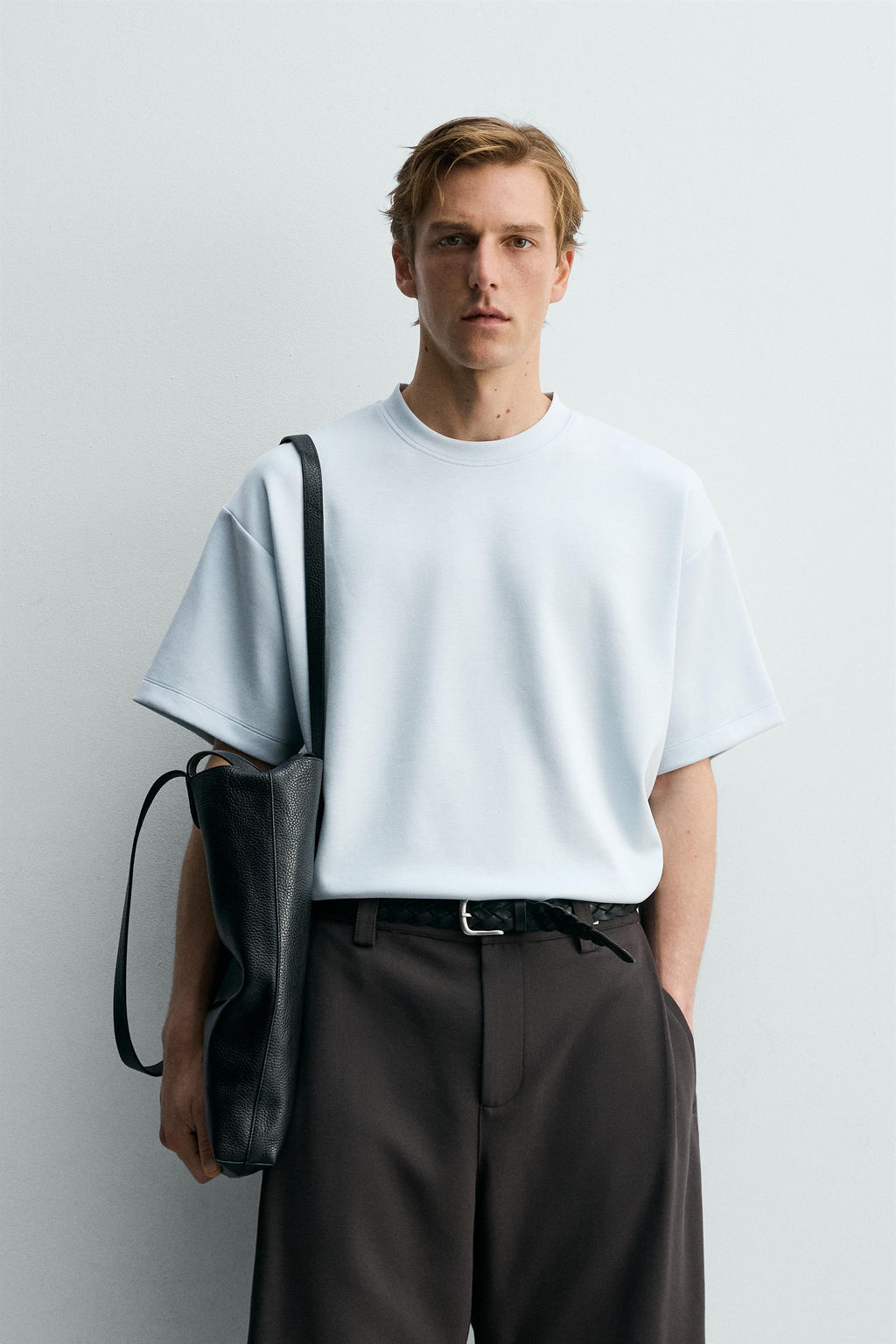 CAMISETA RELAXED FIT SOFT / Celeste