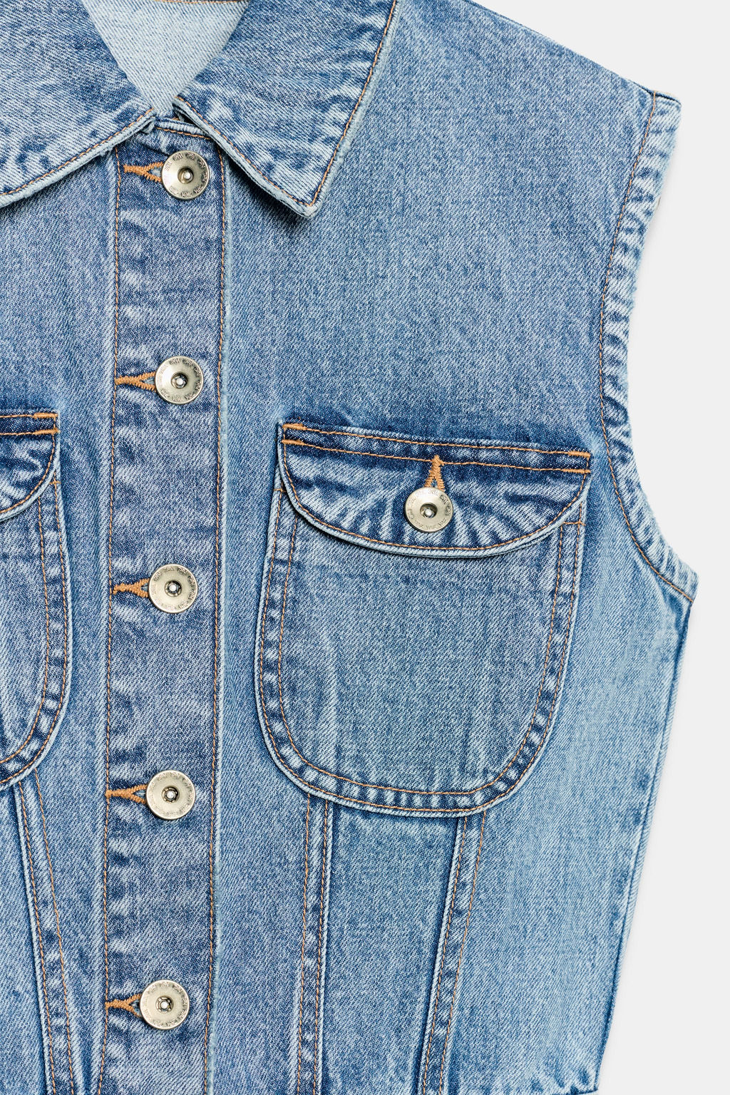 MONO Z1975 DENIM PIERNA BALLOON / Azul medio