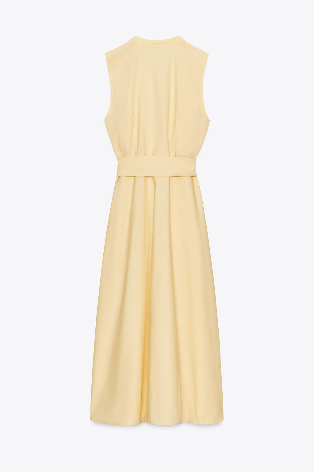 POPLIN MIDI DRESS WITH BELT - Zara фото 19