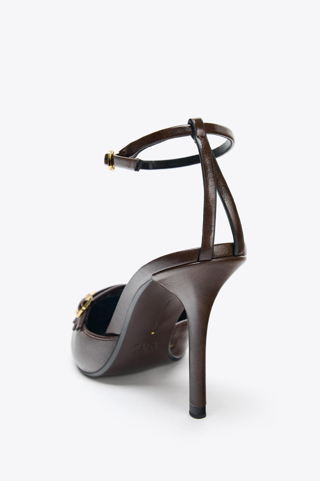 BUCKLED HIGH-HEEL SHOES - Zara фото 5