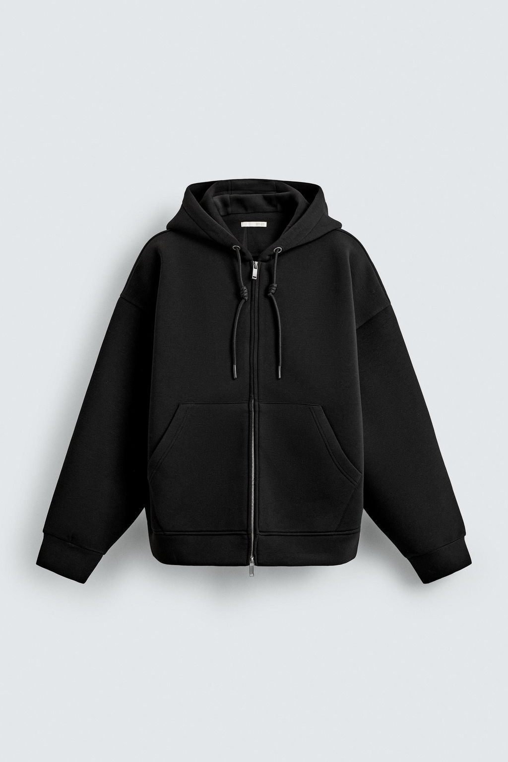 NEOPRENE-EFFECT HOODIE - Zara фото 7