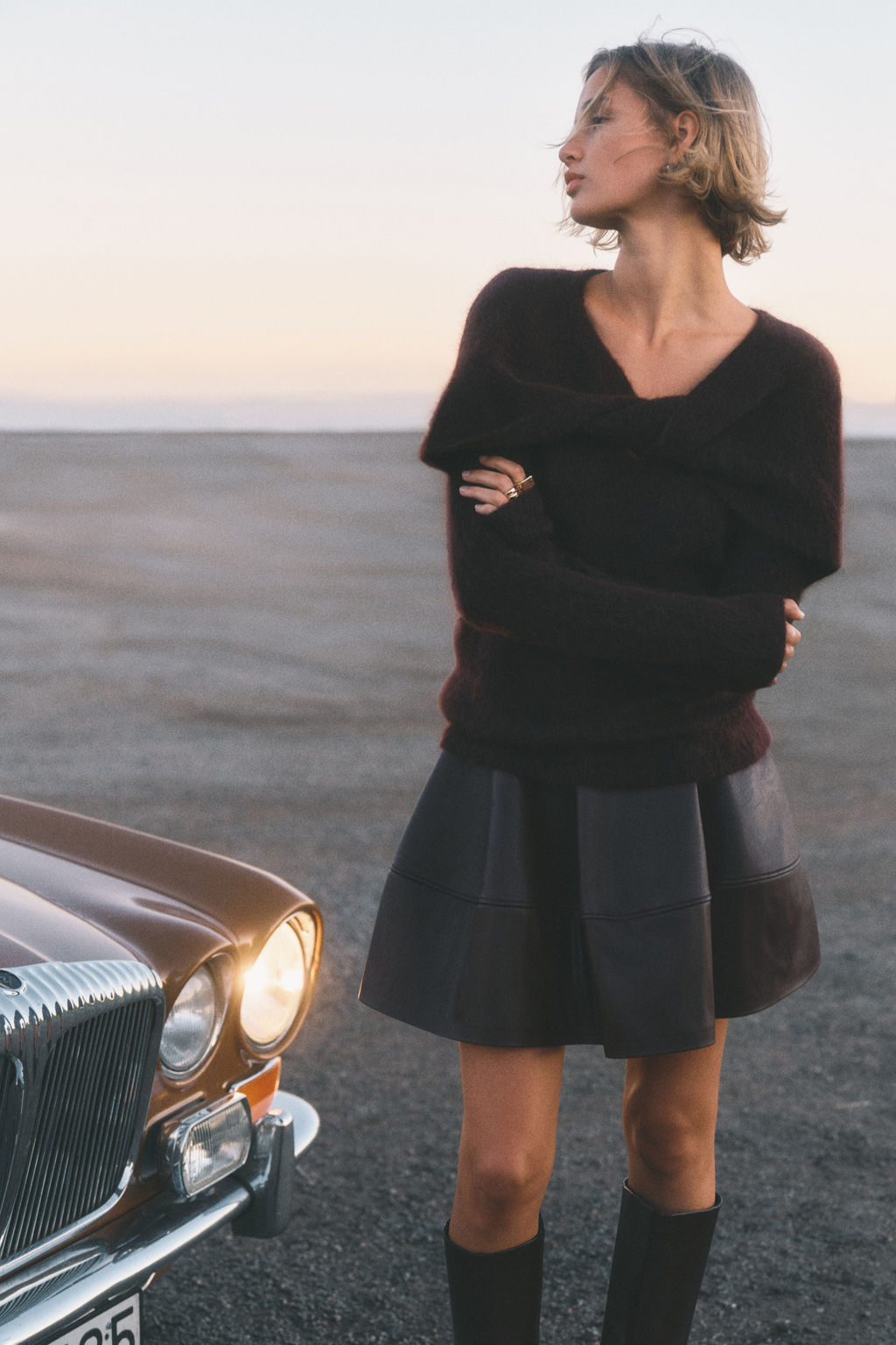 Top en mezcla de mohair con detalle girado - H&m фото 3