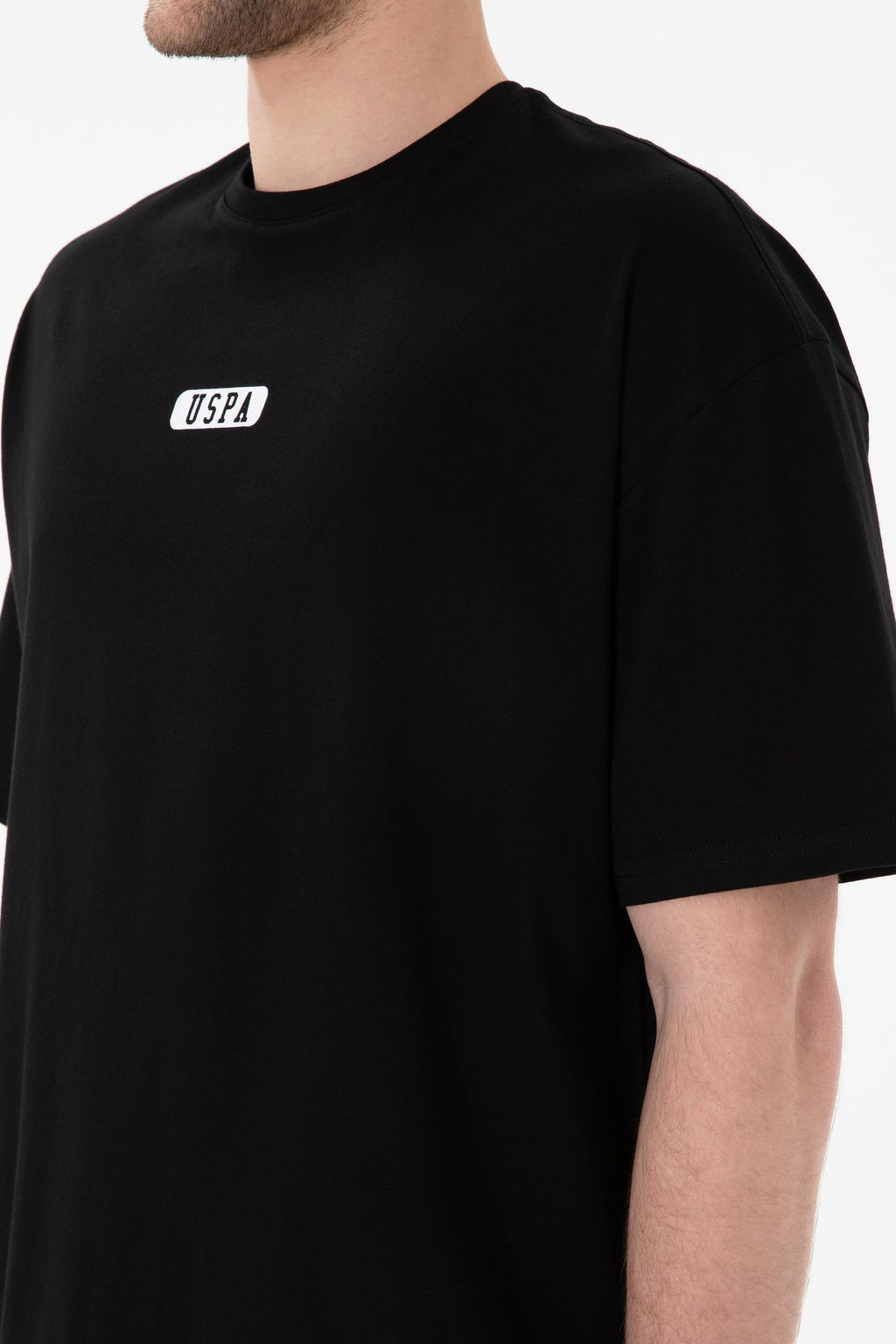 Erkek Oversize Fit Bisiklet Yaka Siyah Ti__rt Sepette S_rpriz _ndirim - U.s. polo assn фото 7