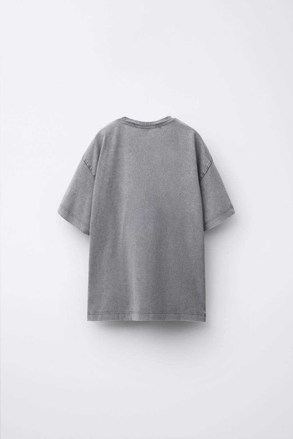 FADED-EFFECT T-SHIRT - Zara фото 2