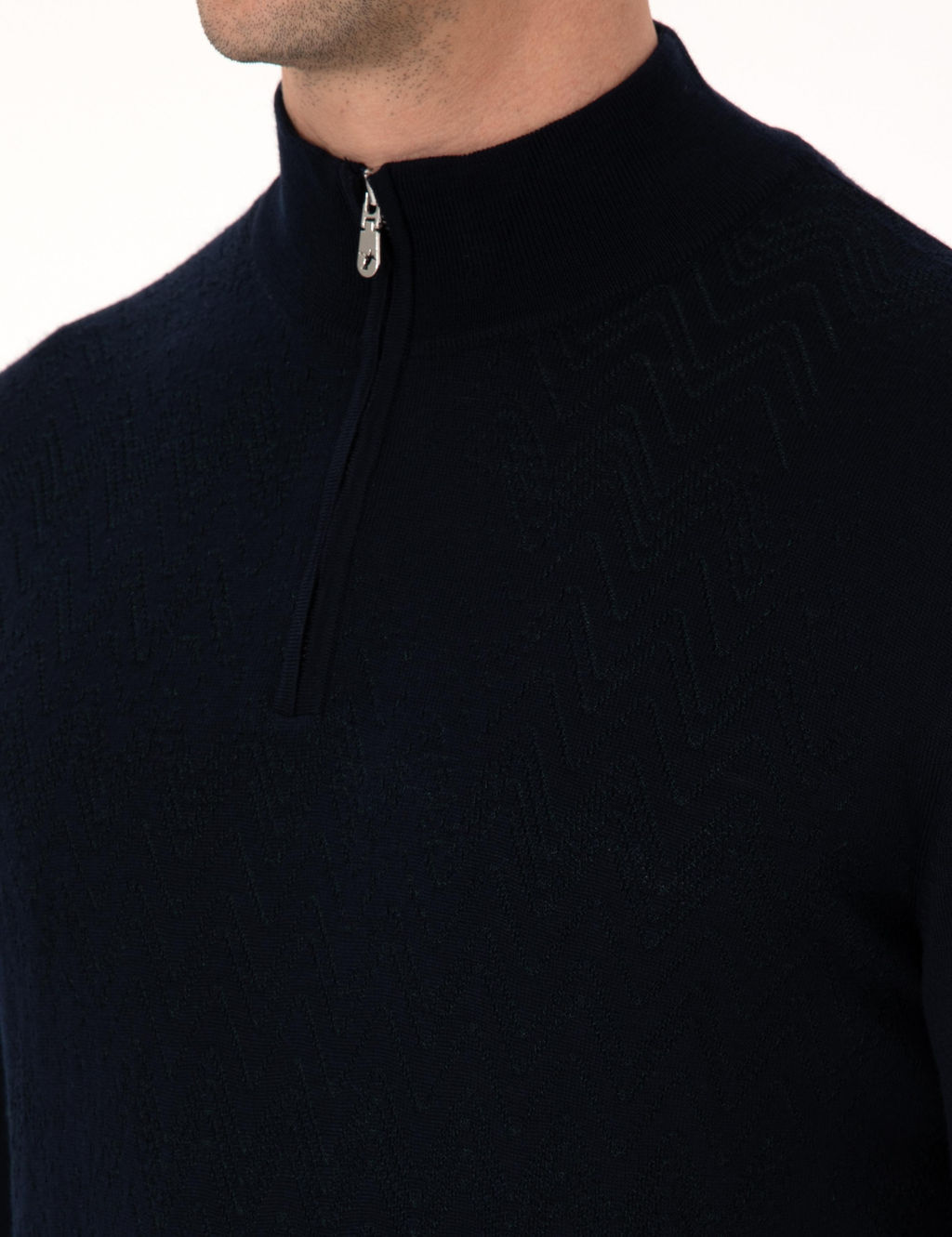 Lacivert Regular Fit Kazak