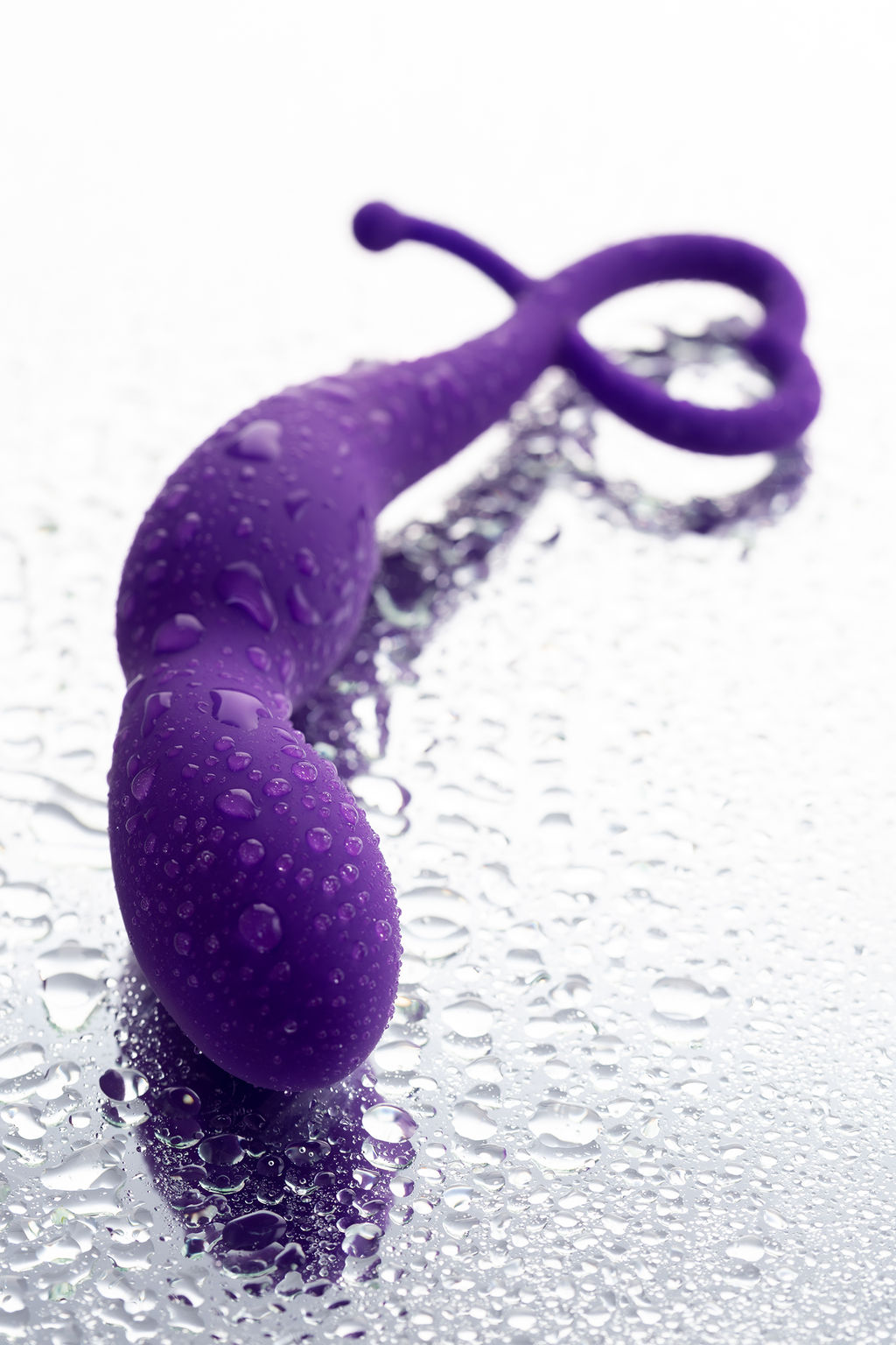 Анальная втулка ToDo by Toyfa Wlap, силикон, фиолетовая, 16 см, 2,5 см