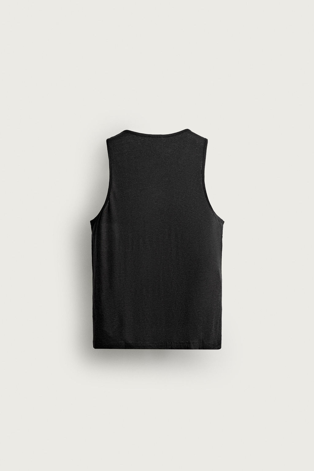 CAMISETA TANK RELAXED FIT VISCOSA - LINO / Negro - Zara фото 7