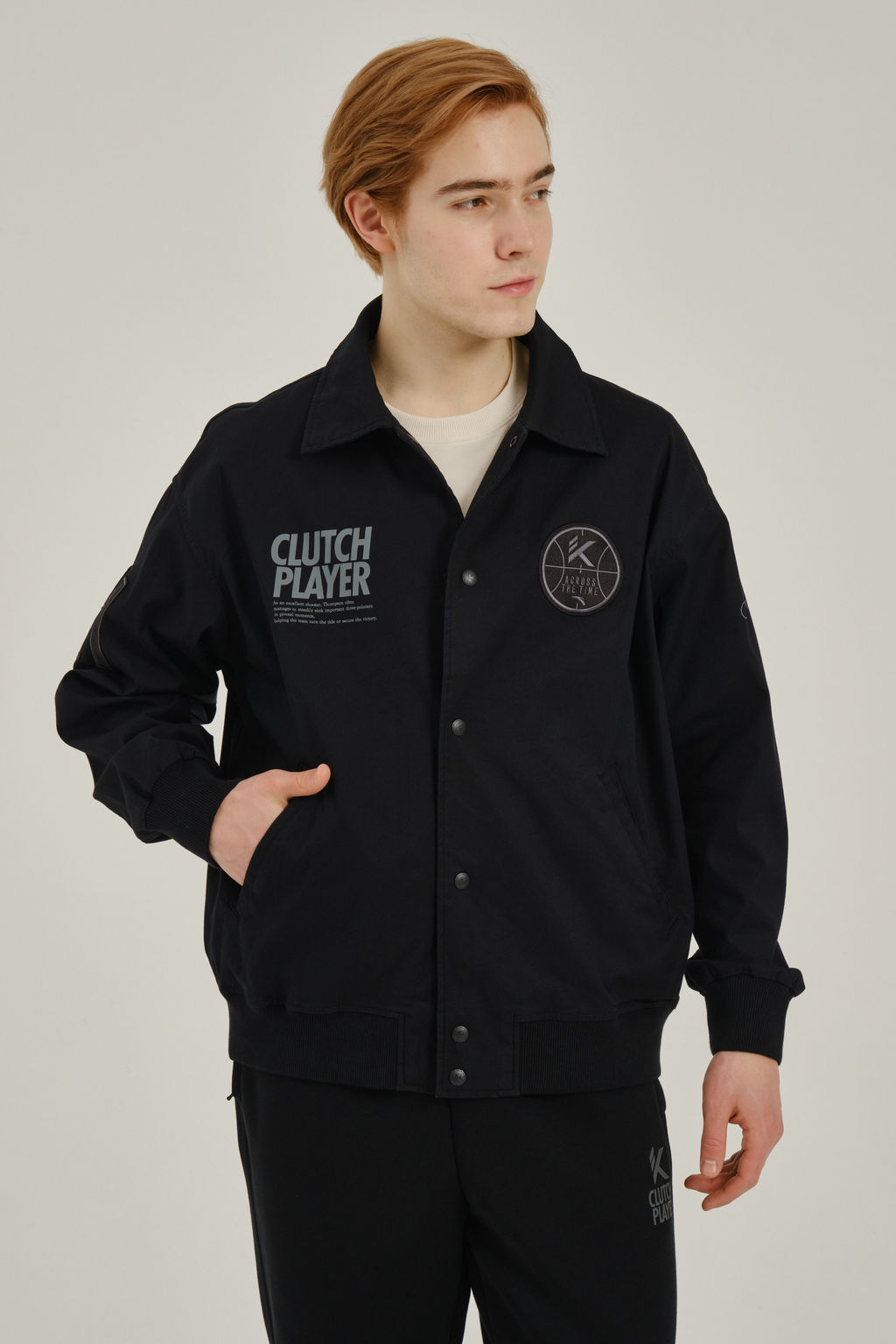 Куртка Черный CLUTCH PLAYER Single Jacket - Anta фото 4