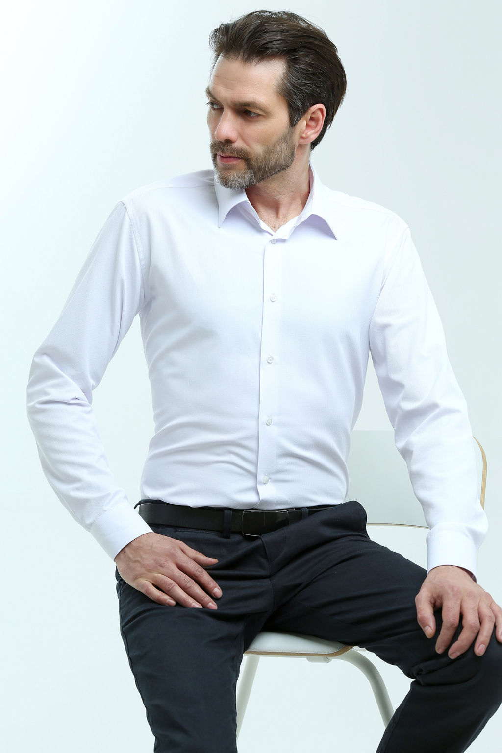 Мужская рубашка 22-54-нт-01 - Nicolo angi фото 7