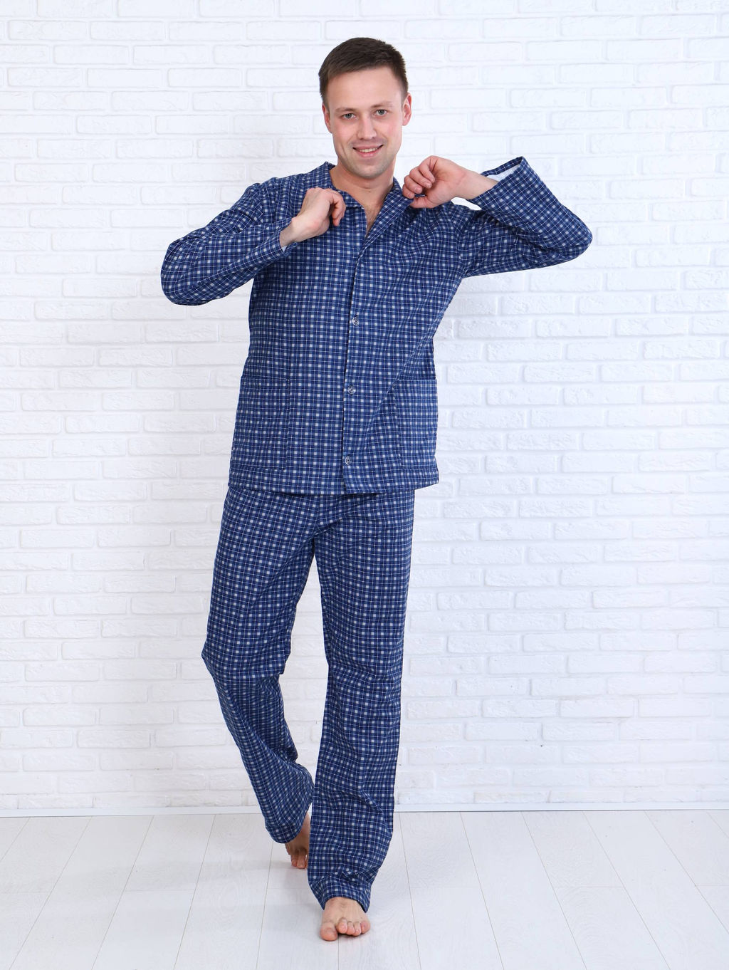 Пижама мужская,модель203,фланель (Альберто, вид 5) - Ивановотекстиль фото 2