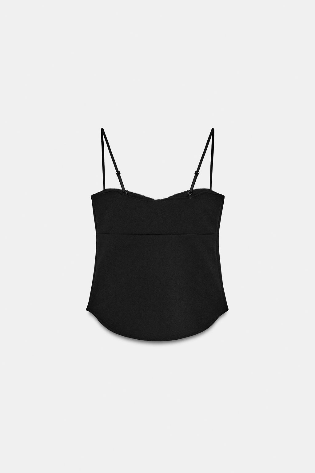 CORSETRY-INSPIRED STRAPPY TOP - Zara фото 11