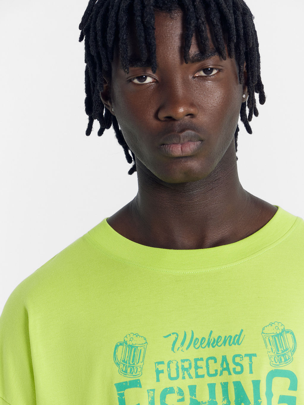 Футболка Mark Formelle хлопок зеленый лайм  фото 5