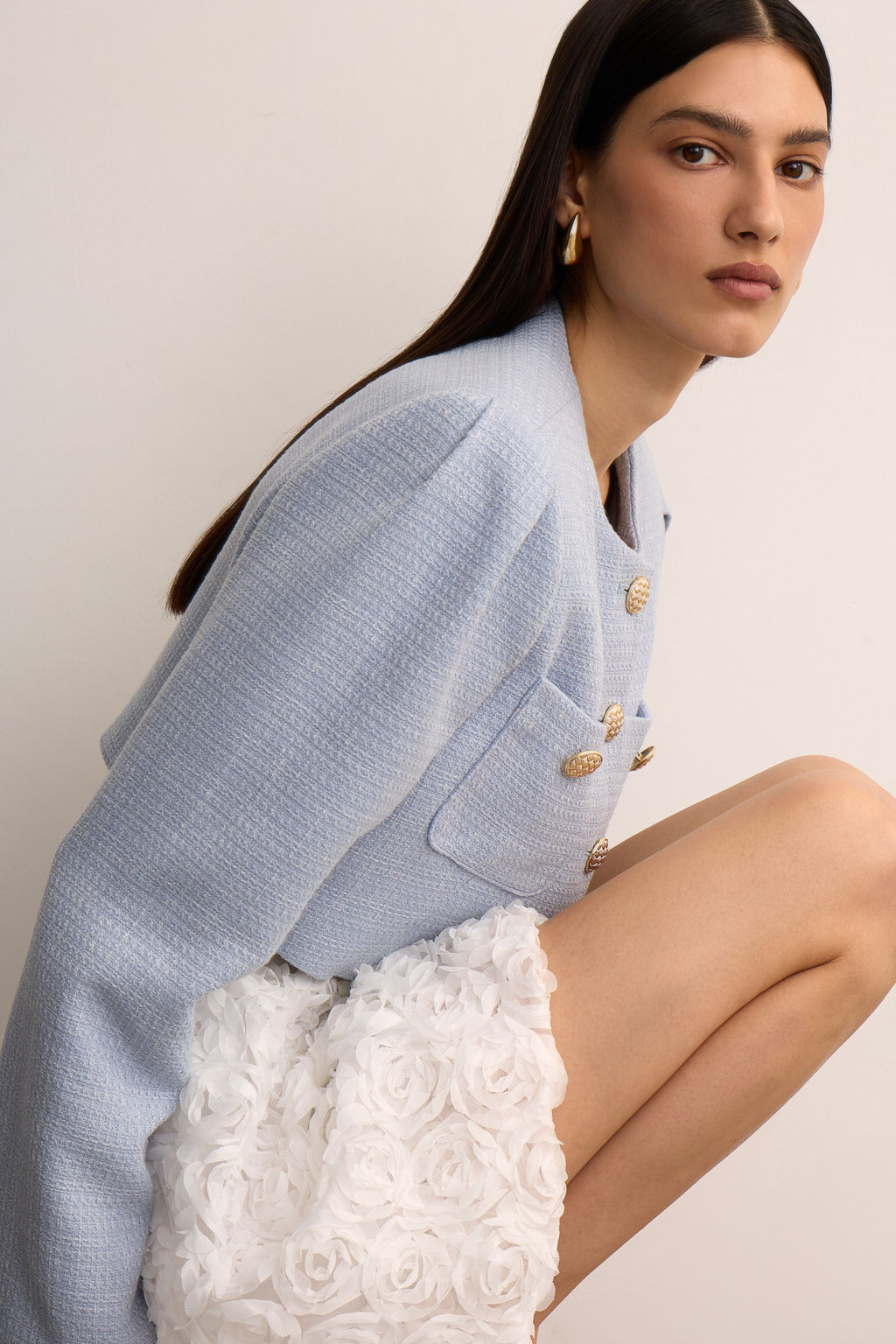 Юбка баллон с объемными розами - Mollis фото 4