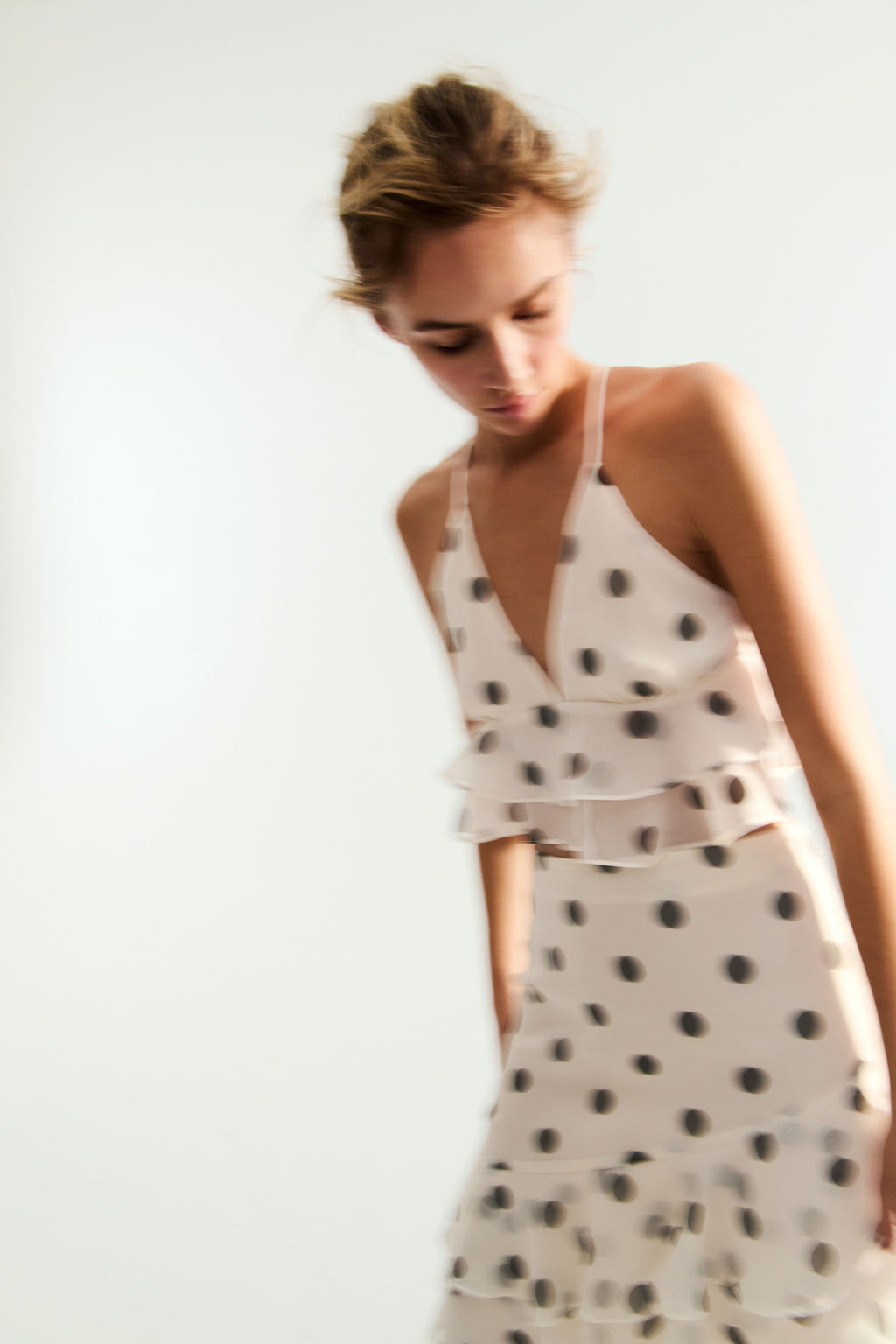 Top de volantes con tirantes espagueti - H&m фото 4